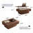 Solid Wood Veneered Modern Coffee Table-653001363