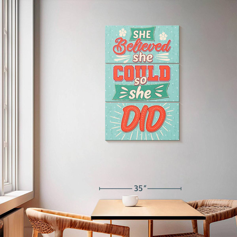 Elle a cru qu'elle pourrait avoir une typographie positive