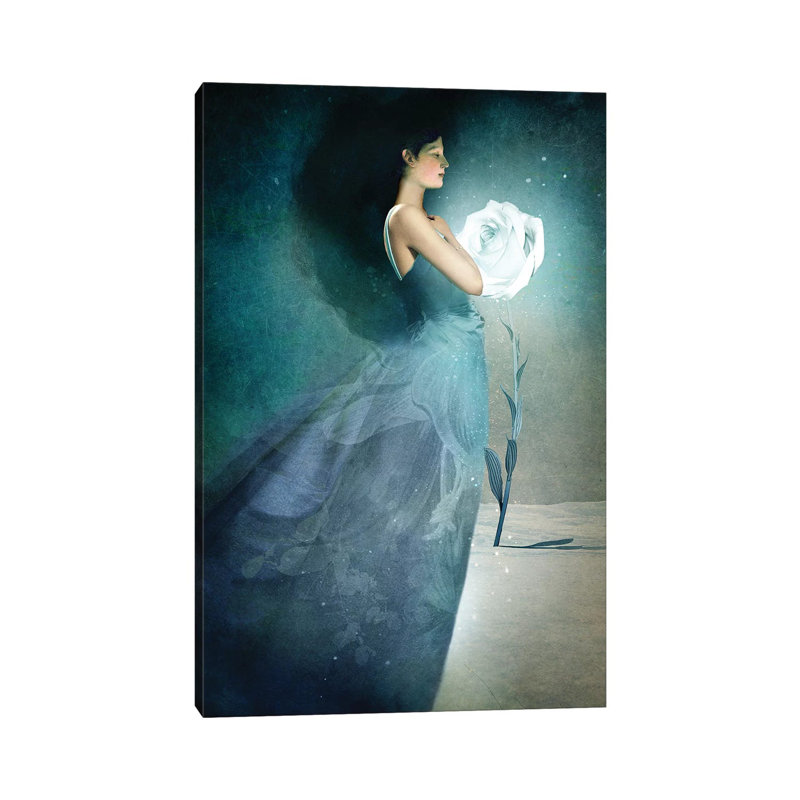 «Ice Princess» par Catrin Welz-Stein - reproduction, H 18 po x l 12 po x 1,5 po, Toile tendue, Pas de tapis