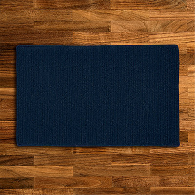 Tapis réversible en mélange de laine Tanguay - encre de Chine