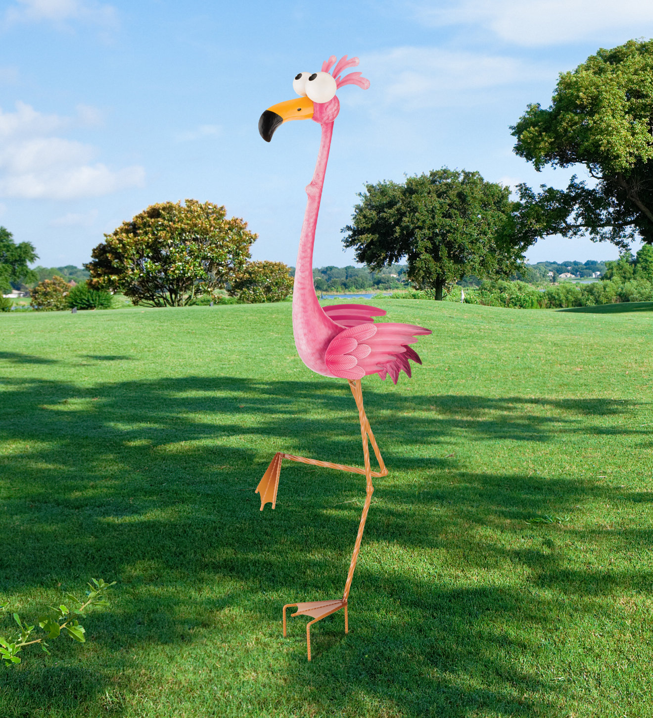 Regal Art & Gift Goofy Bird Stake - Flamingo & Reviews | Wayfair