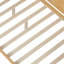 Lits en bois multifonctionnels avec tablettes de rangement, structure en bois naturel, maison moderne