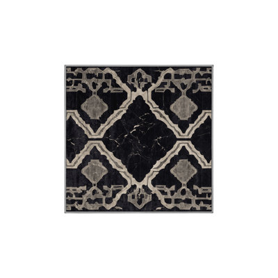 Tapis gris soyeux et moelleux