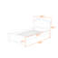 Lit plateforme en bois - aucun sommier requis-125578356