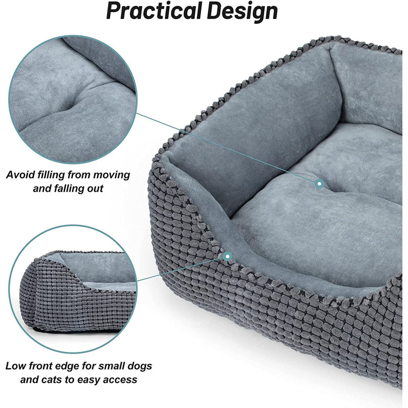 Elkton Pet Bed, 23cm H x 89cm W x 63cm D