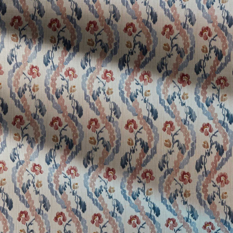 Winter Garden, Indigo/Red