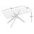 Tewksbury Glass Top Metal Base Dining Table-2025600410-2073967300