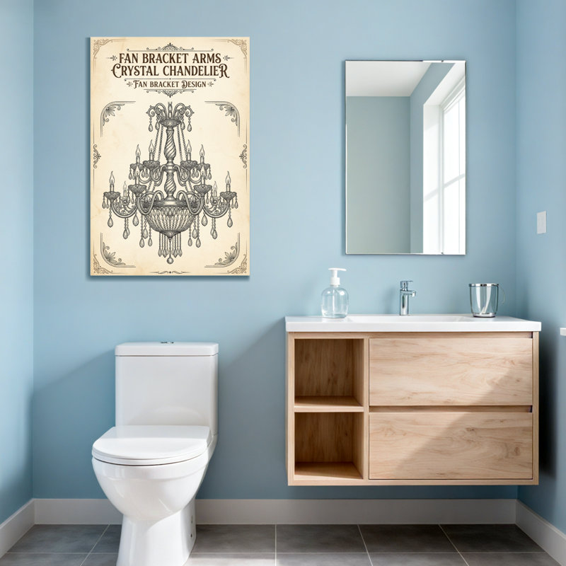 Lustre en cristal Fashion, H 20 po x l 30 po
