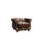 Fauteuil en chenille brun avec fonction de rangement, l 39,6 po x P 40,85 po, 39,6 po, pour espace de rangement élégant, revêtement, capacité de poids: 300 lb