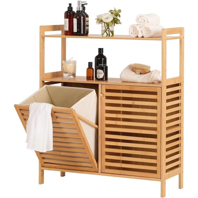 Solid Wood Laundry Hamper