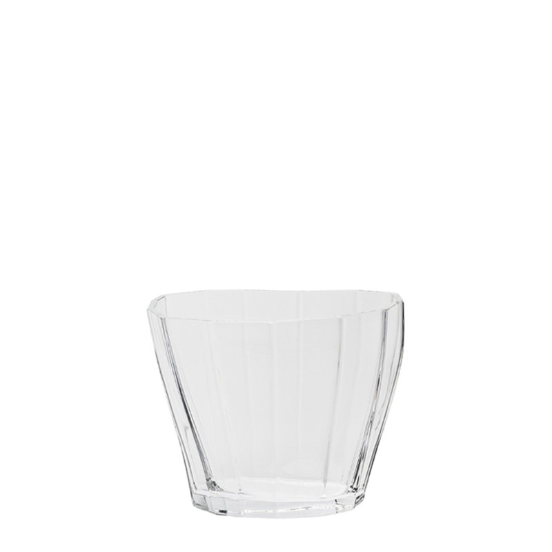 Reed Handmade Glass Table Vase, Clear