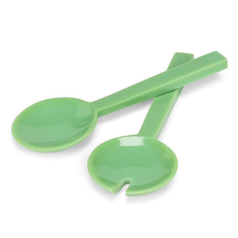 Ustensiles de service à salade surdimensionnés Jadite