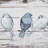 Runda Perched Birds 30"W x 13"H Rectangle Hand Painted Wood Plank Panel Wall Décor