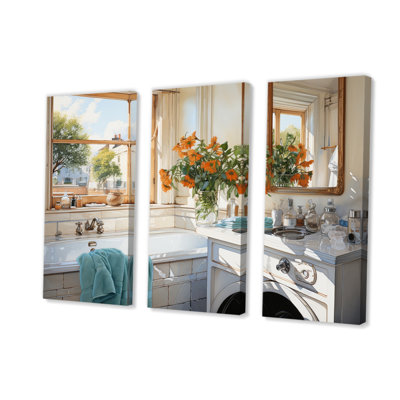 " Bath Laundry Realism In " 3 - Pieces