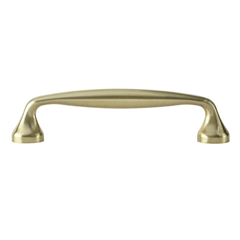 Mason 4-1/4" Satin Brass Bar Pull, Satin Brass, 4.25"