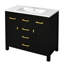 Meuble-lavabo autoportant avec 4 tiroirs Bathroon-1450559787
