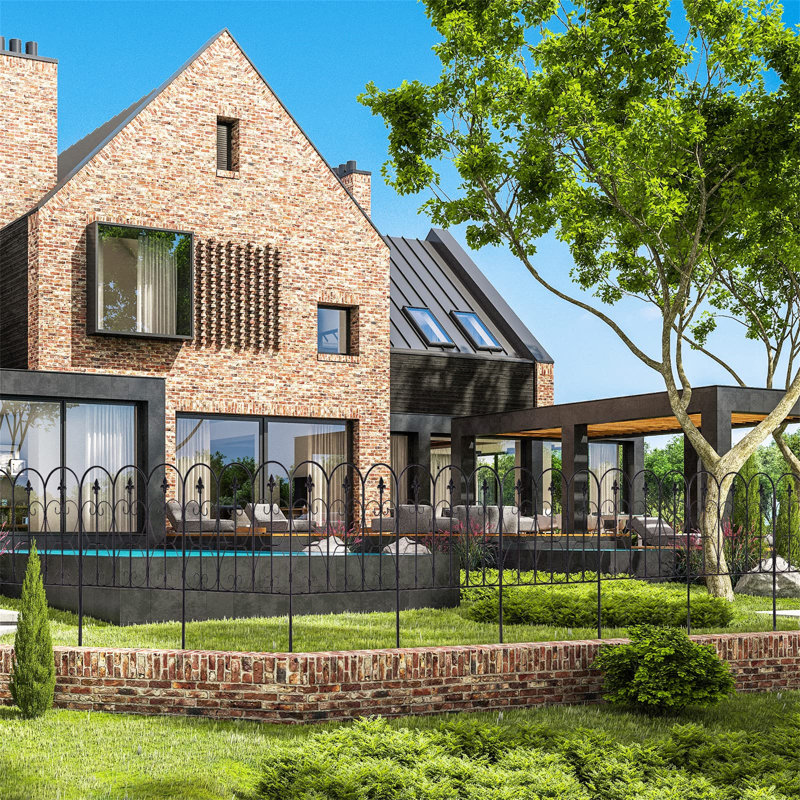 ELEP Black Metal Pet Barrier