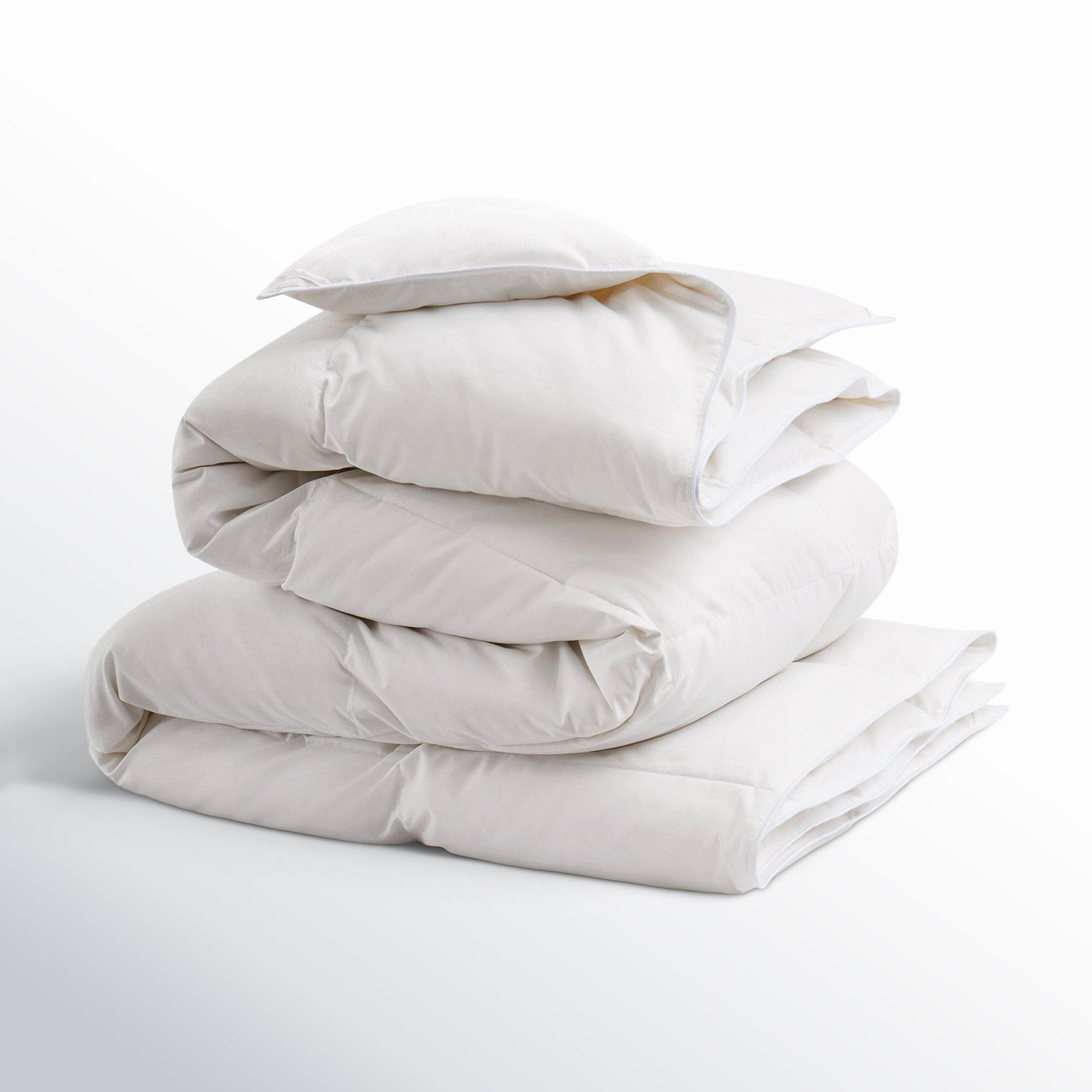 600 Fill Power All Season Down Comforter Duvet Insert, Twin, White