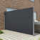 Patio Retractable Side Awning with Aluminum Frame, Waterproof Privacy Screen for Garden and Pools