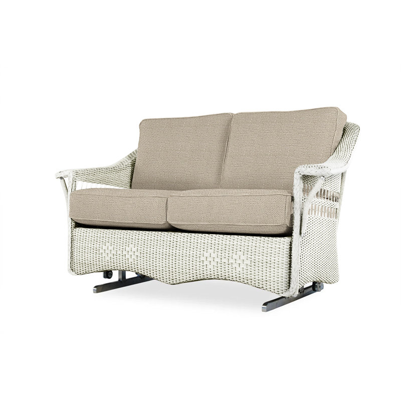 Nantucket Outdoor 2 - Seat Loveseat, Decorline Natural, Ebony
