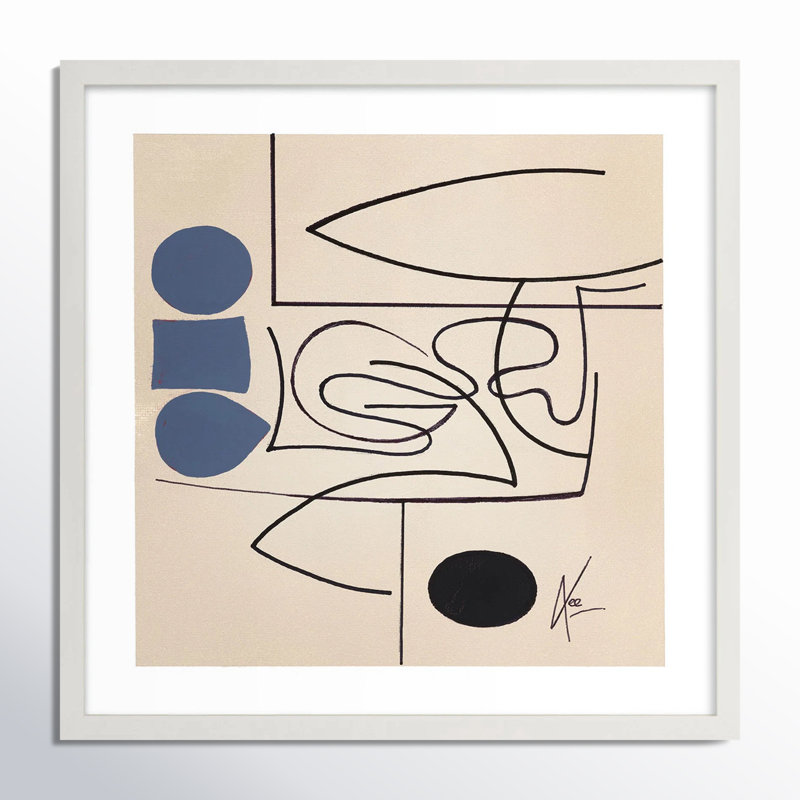 Reflection 2 by Lee Lessem, 16" H x 16" W x 1.25" D, White