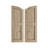 Timberthane Two Equal Flat Panel w/Elliptical Top Shutters-64374817-64374833-64374860