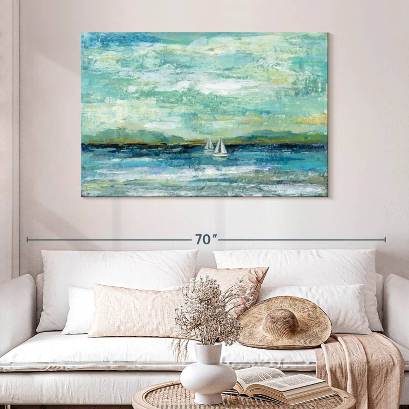 Scène du lac Avery Calm, H 32 po x l 48 po