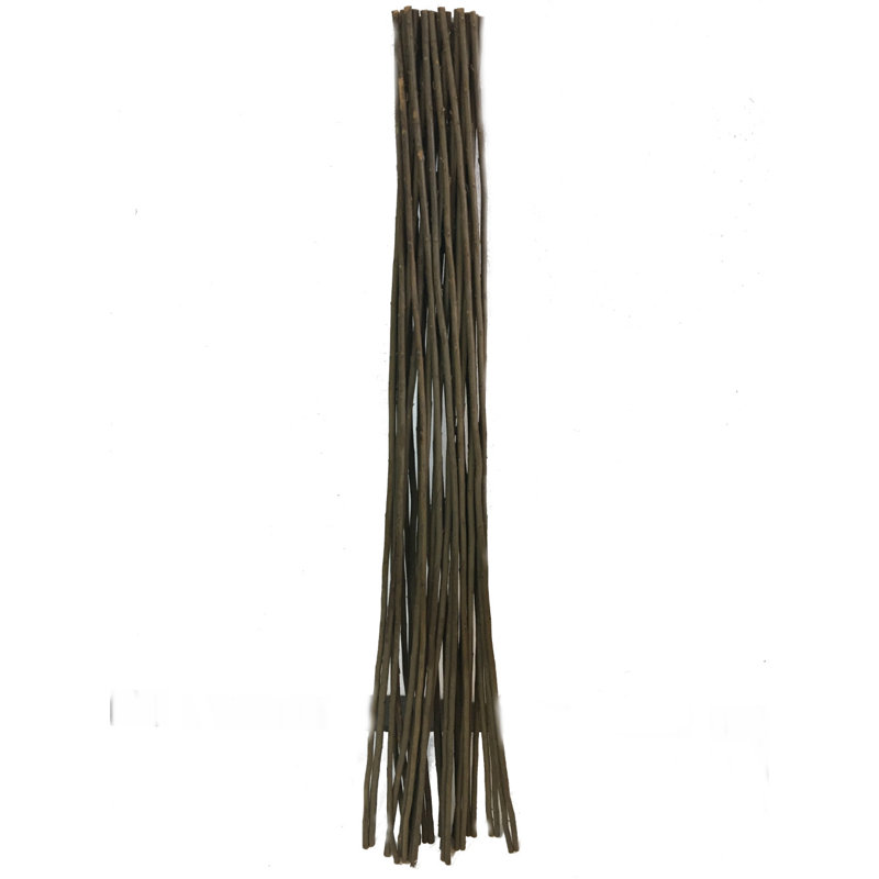 Treillage extensible en bois de saule, Brun clair, H 72 po x l 20 po x P 20 po