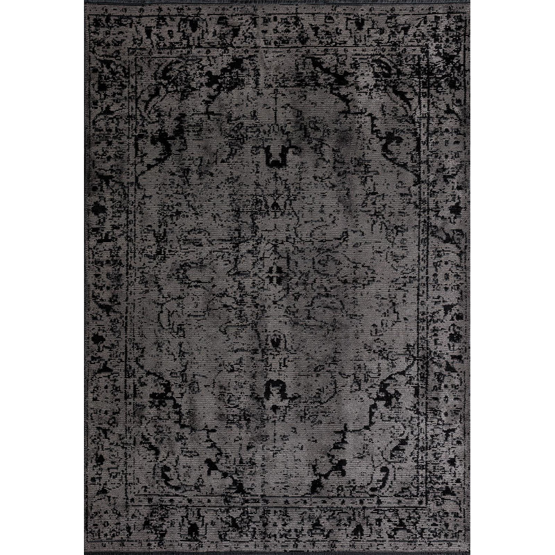Oriental traditionnel délavé traditionnel, Rectangle 9 pi x 12 pi