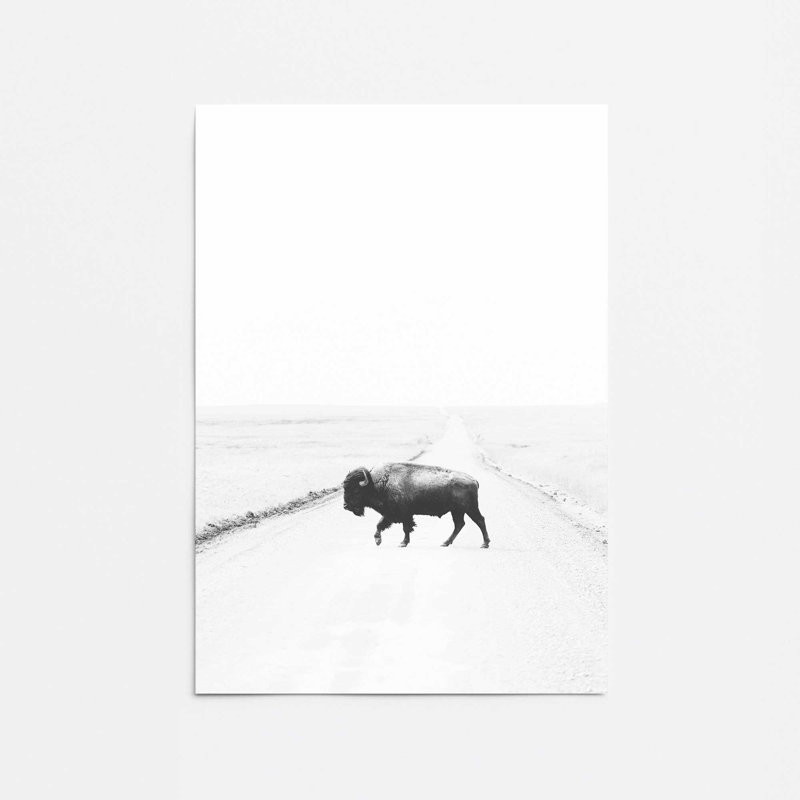 Imprimé Prairie Traveller II, Papier, H 36 po x l 24 po x P 0,1 po