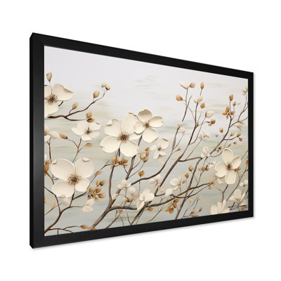 " White Dogwood Blossom Harmony II "