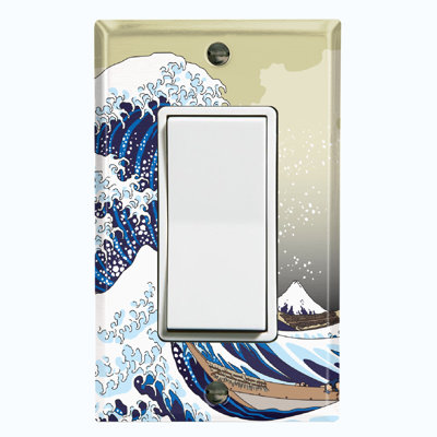 Plaque murale standard Blue Rock Waves