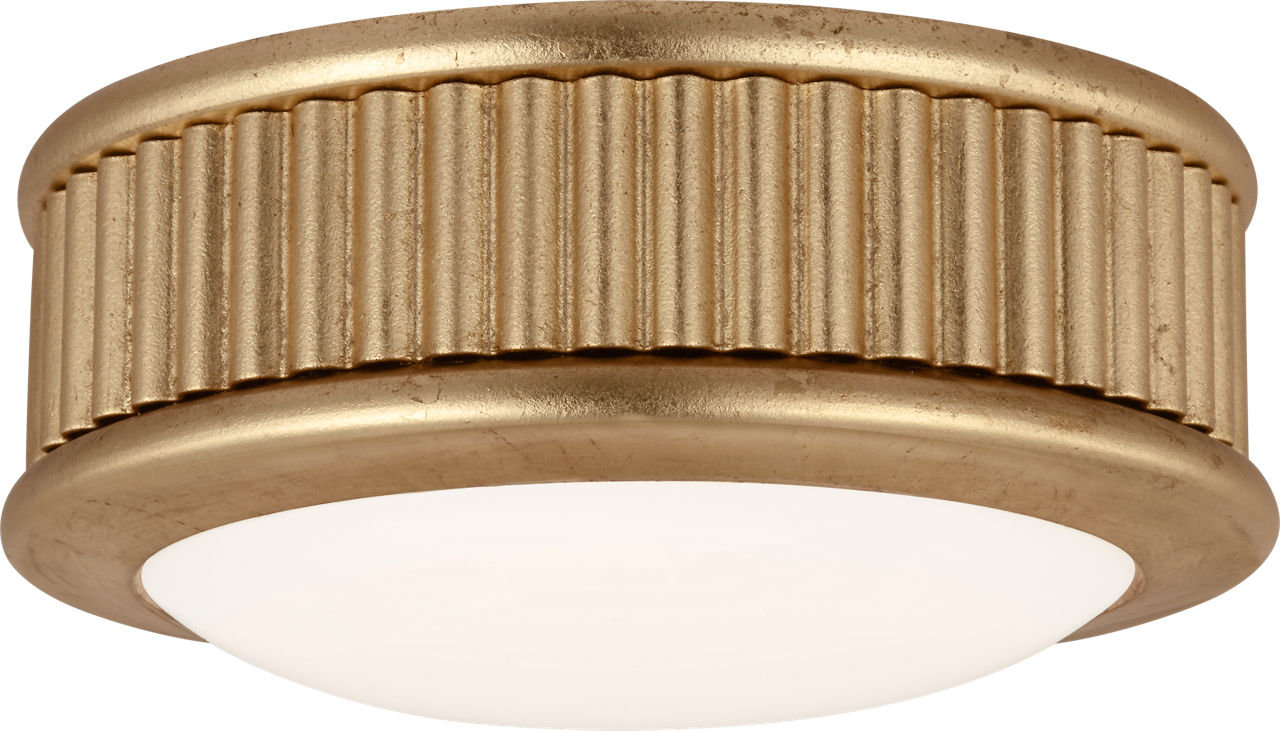 Rigsby Single Light Flush Mount, Gild, 2" H x 5" W x 5" D