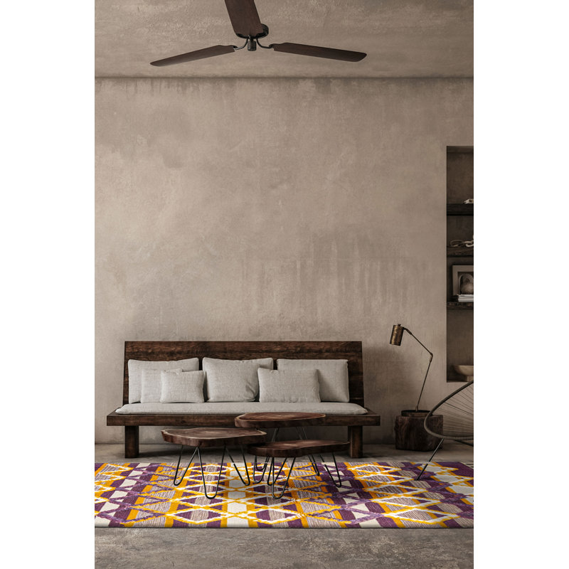 Kilim mauve de Marrakech 2 pi 11 po x 4 pi 11 po
