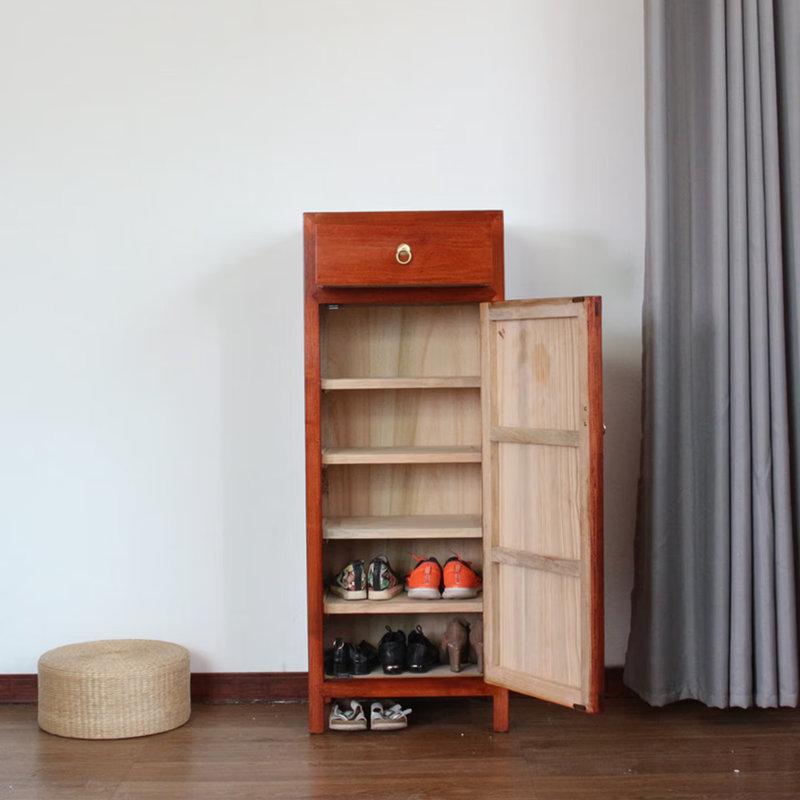 Armoire à chaussures moderne et simple, Brun
