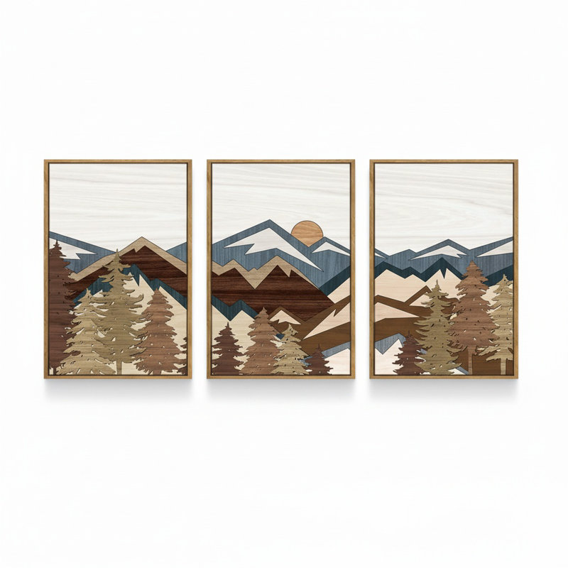 3 Piece Floater Frame Print on Canvas