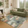 Machine Washable Indoor/Outdoor Bourkelands ACN2338 Lodge Rug
