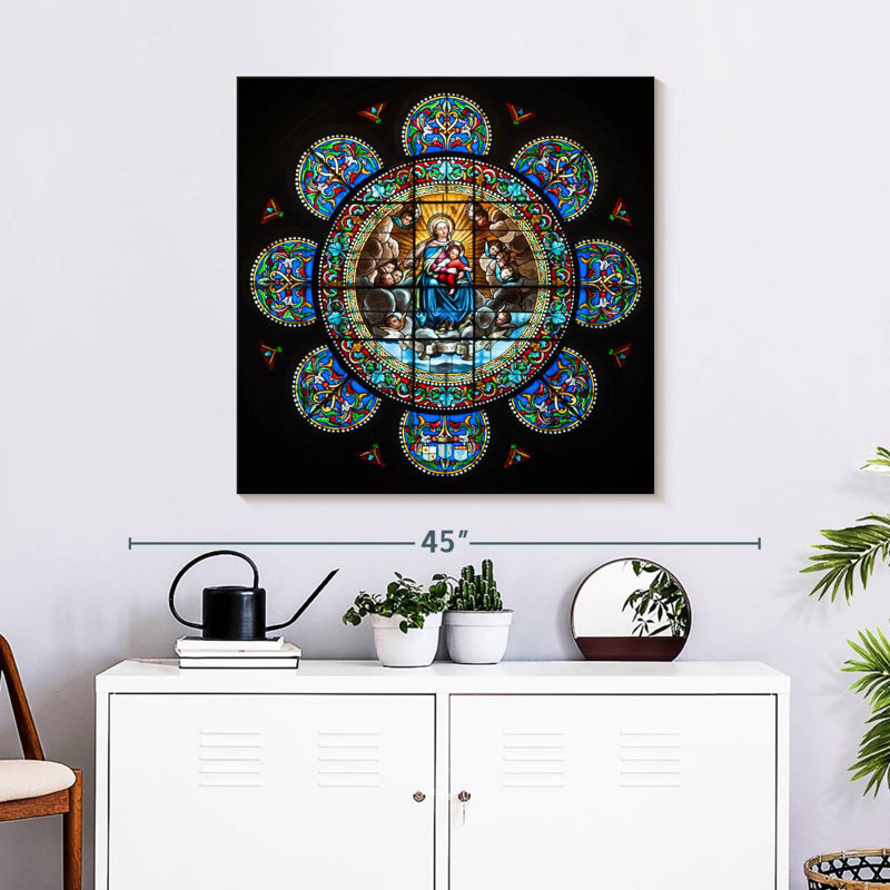Vitrail Javetta de Marie et Jésus