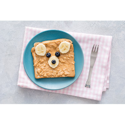 Kids Healthy Breakfast - Wrapped Canvas Print