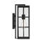 Lanterne murale d'extérieur 1 lumière Savoy House Ericson en noir mat-856869161