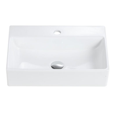 Ceramic Rectangular Bathroom Sink