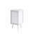 22.15" Corner Cabinet For Bathroom, Living Room, Bedroom - White With Storage Shelves & Glass Door, Simple Tempered Door 22.15", Fashionable Practical