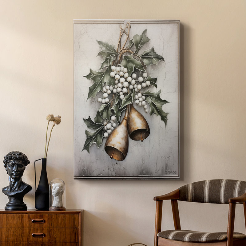 Christmas Holiday Art DCXCVI -Custom Wrapped Gallery Cavas, 27'' H x 18'' W