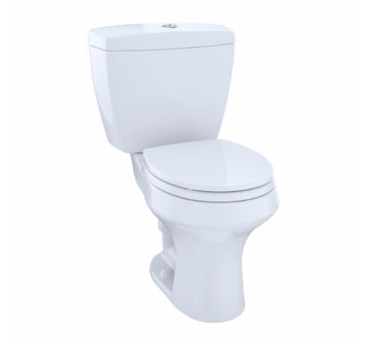 TOTO Rowan® Dual Flush Round Two-Piece Toilet (Seat Not Included ...