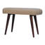 Banc nordique en bois massif et crème caramel-1335136358-1335136356