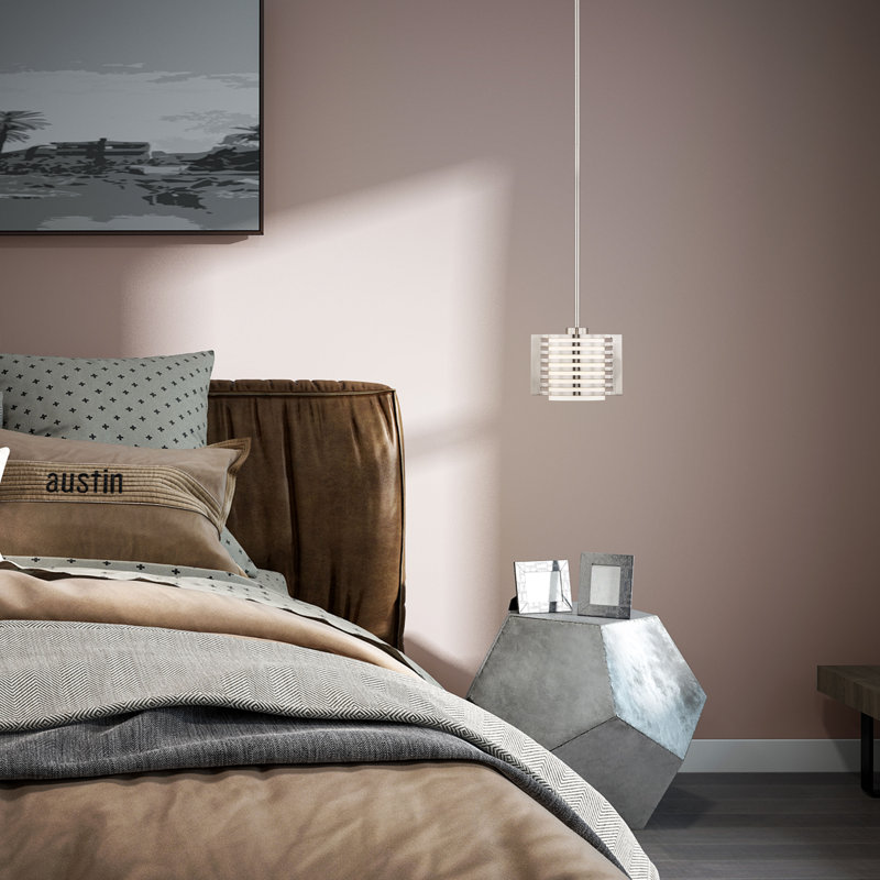 Charlidh 1 - Light Polished Chrome Pendant, Brushed Nickel