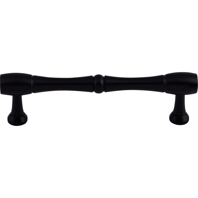 Bamboo Bar Pull, Patina Black, 3 3/4" Center to Center