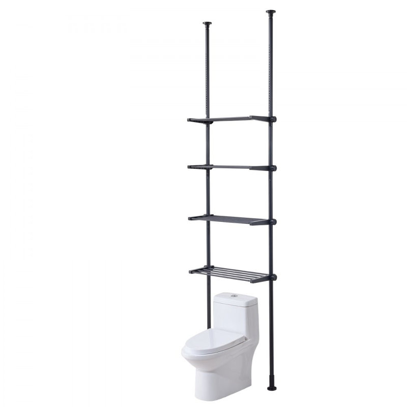 Étagère de salle de bain à 4 niveaux