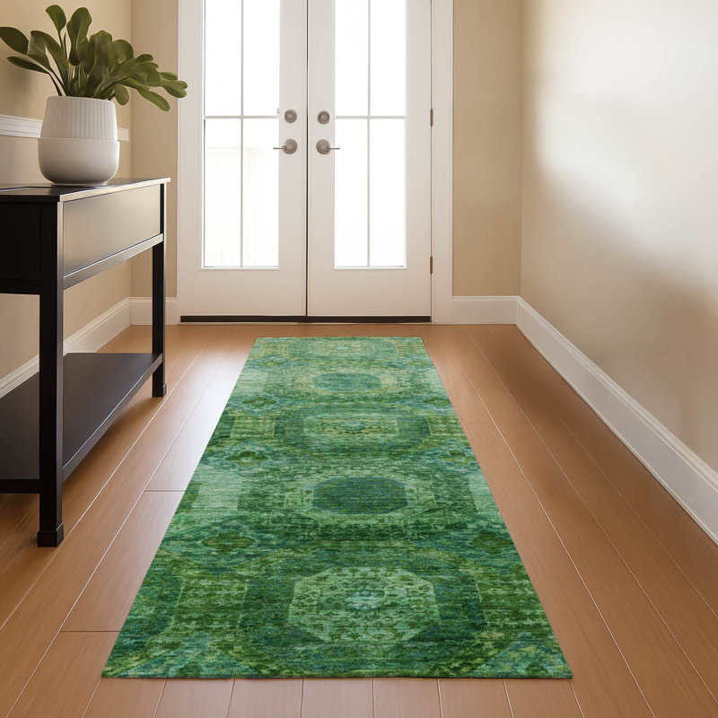 Premium Machine Washable Mayfield AMF1944 Panels Rug, Runner 2'3" x 7'6"