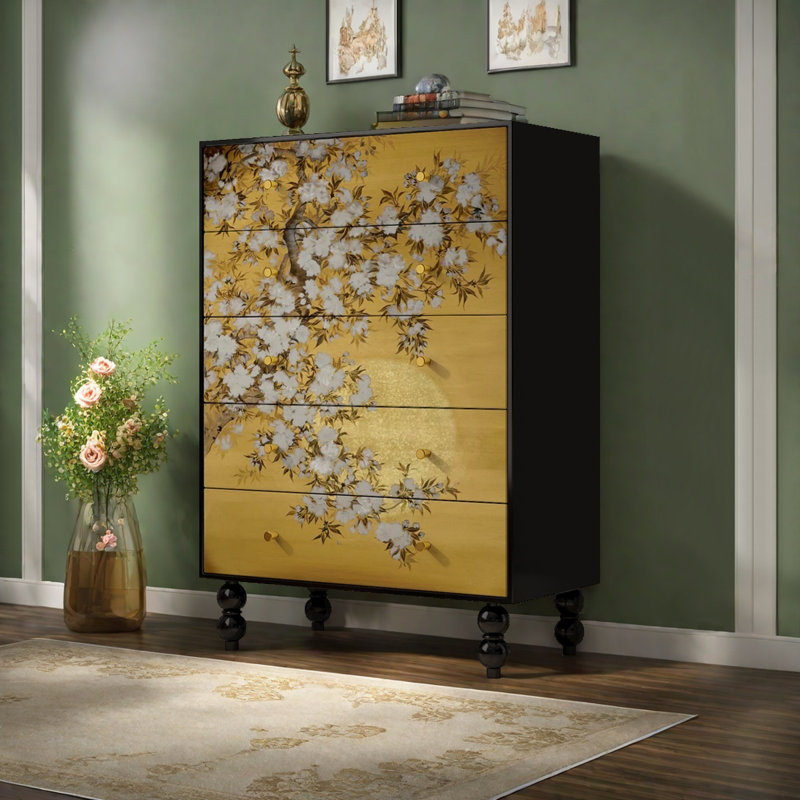 French living room drawer decorative cabinet